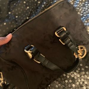 Black MK Monogram Handbag